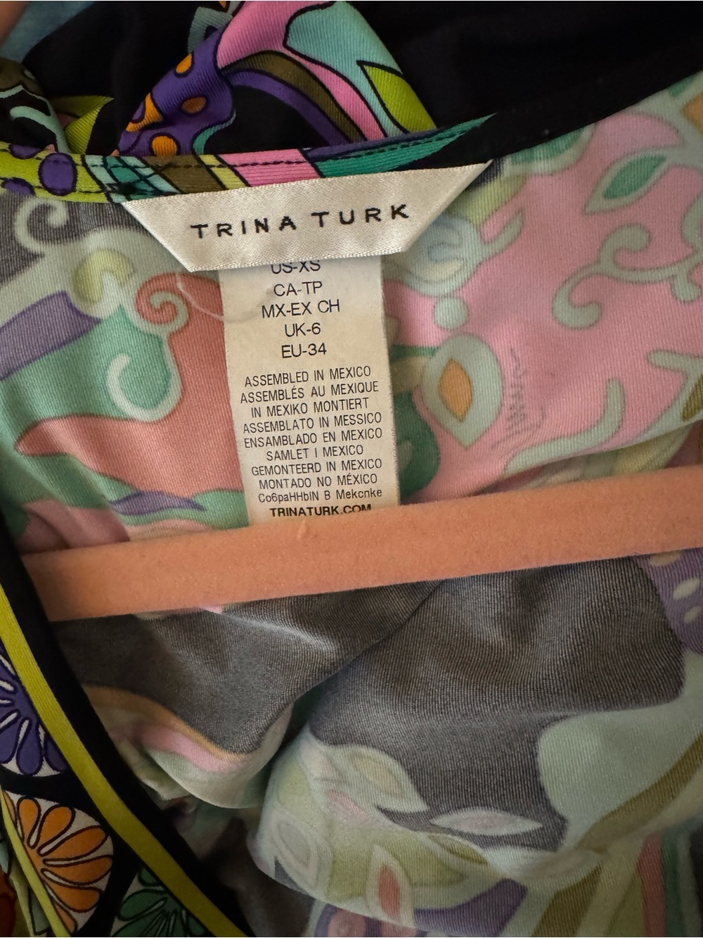 Trina Turk dress size XS - Picture 3 of 3